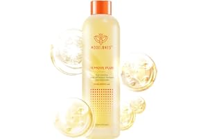 Modelones Acetone Nail Polish Remover, Professional Gel Polish Remover, Nail Glue Remover Natural Formula with Jojoba Oil for Nail Moisturizing & Care, Acrylic Dip Powder Remover(8 FL.Oz.), Lemon