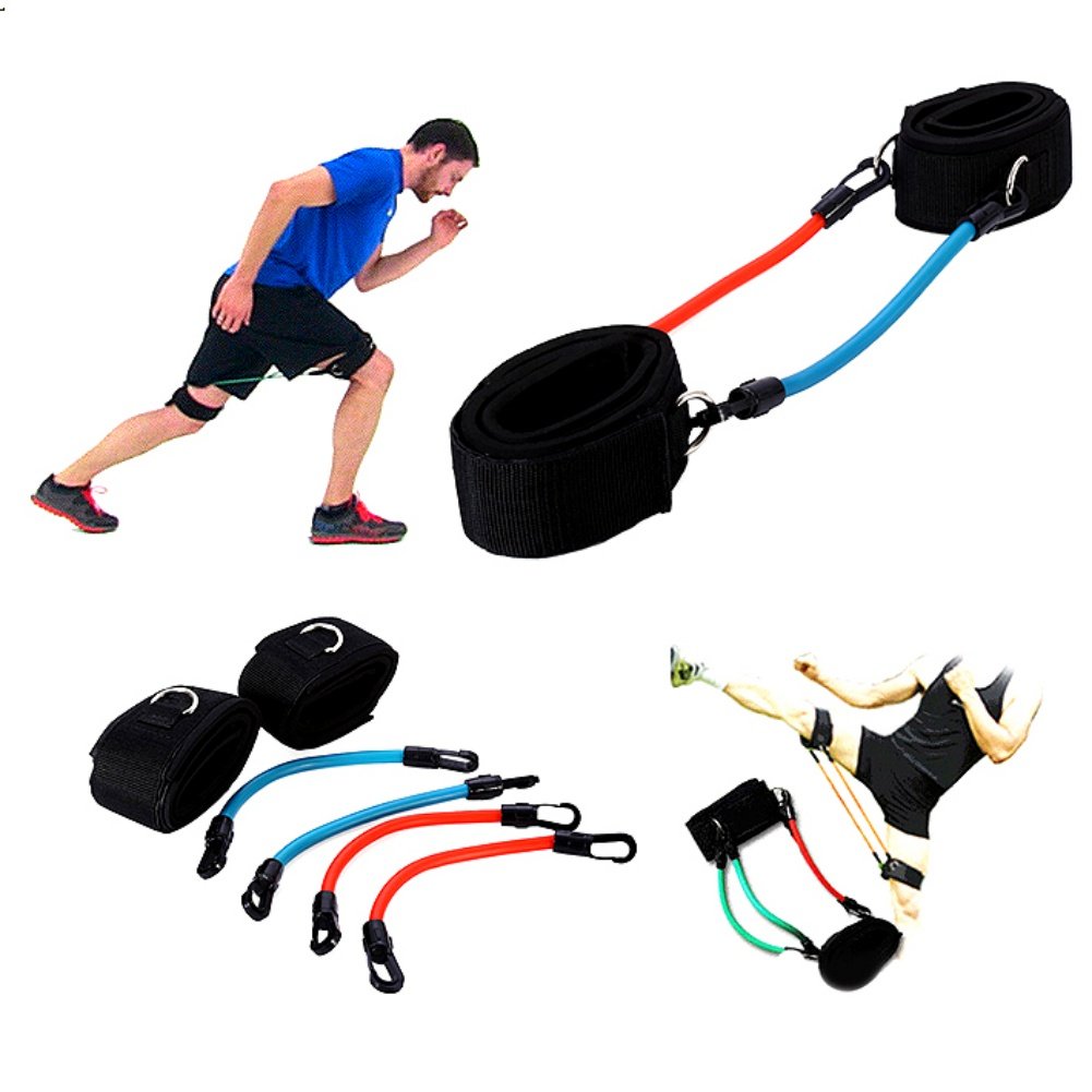 Buy Someas Ankle Straps Resistance Tube Bands Adjustable Leg Strength Training Workout
