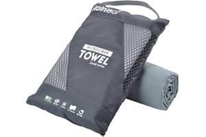 Rainleaf Microfiber Towel Perfect Travel & Sports &Camping Towel.Fast Drying - Super Absorbent - Ultra Compact.Suitable for Backpacking,Gym,Beach,Swimming,Yoga