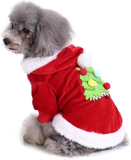 Hiver Noël Vêtements Costume Cerf Pour Animaux Chienchat