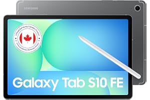 Samsung Galaxy Tab S10 FE Gray 128GB - AI Tablet, 10.9", 90Hz, 13MP Camera, IP68, S Pen Included (CAD Version & Warranty)