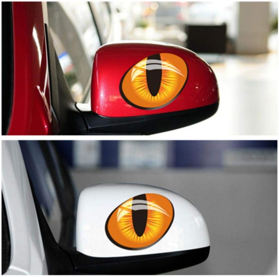 Pegatinas Reflectantes Para Espejo Retrovisor De Coche - Autoadhesivas, Extraíbles, Impermeables, Color Azul