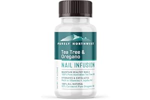 Toenail Fungus Extra Strength Solution-Thick Discolored Nail Repair, Ingrown Nails, Dry Cracked Nails & Cuticles-All Natural with Tea Tree & Oregano Oil: by Purely Northwest USA 1oz