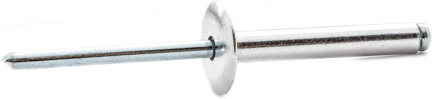 4.8mm x 30mm (16mm) Large Flange Blind Pop Rivet Dome Head Aluminium/Steel Shaft (Pack of 20) E05DE - Image 4