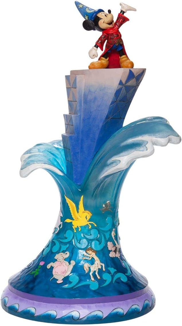 Disney Traditions 6007053 Sorcerer Mickey Masterpiece Figurine, Multicolor
