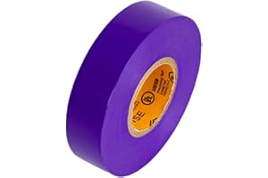 GTSE Purple Electrical Tape, 1 Roll – Waterproof, Industrial Grade Vinyl, 3/4 in x 66ft– Strong Self-Adhesive PVC Electric Tape for Wire Insulation, 7 Mil, 600V – UL/CSA Listed