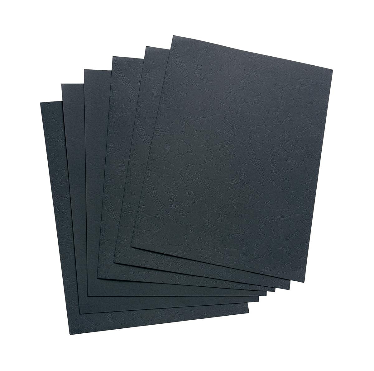 5 Star Leathergrain Covers Black [Pack 100]