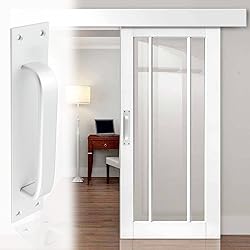 Jiozermi 2 Pack Sliding Barn Door Handle, 7.9 Inch