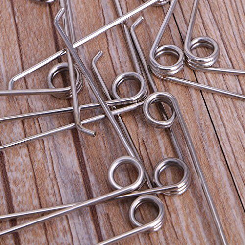 Qisuw Gardening Tool Pruners&Shears Compression Spring-10Pcs V Shape Steel Compression Spring Gardening Scissors Accessories Tool