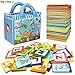 TEYTOY Baby Toys, 26pcs Baby's Non-Toxic Educational Soft Intelligence Development Cloth Card Infant Learning Toys My First Alphabet Cards