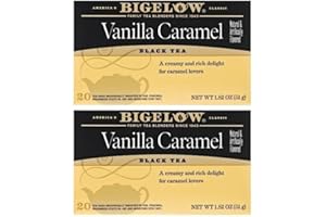 BIGELOW TEA Bigelow Vanilla Caramel Black Tea (20 Teabags) (Pack of 2)