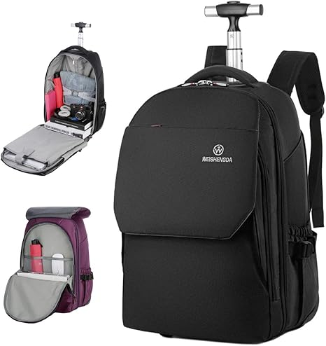 large capacity rolling backpack
