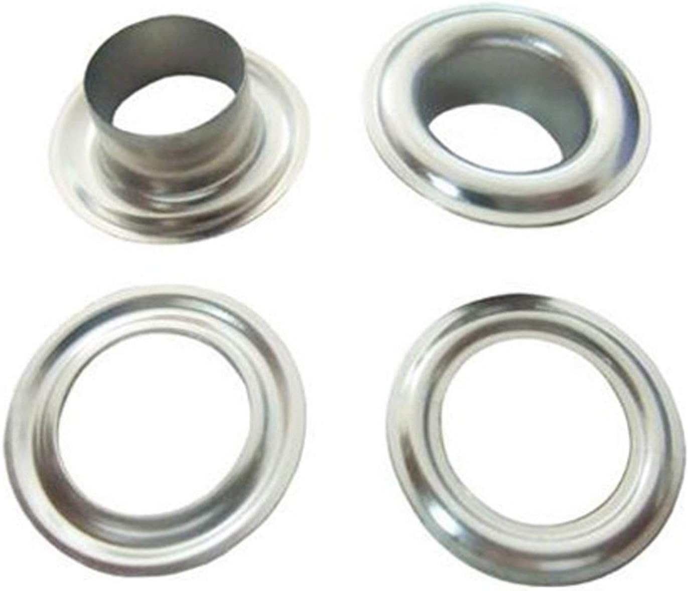 100 X 5mm Ösen Mit Dichtungsringen – Schwarz Mat Produktbild-Vorschau 4