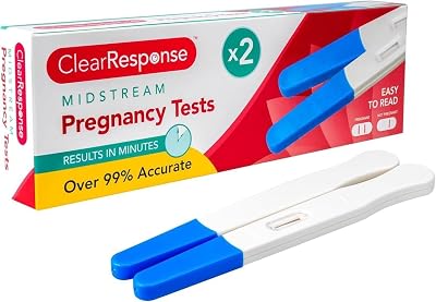 FERRIS Midstream Pregnancy Tests 2 Pack Early HCG Detection One-Step