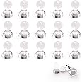 Ant Mag Magnetic Push Pins Strong Push Pin Magnets for Fridge Whiteboards Calendars Maps in School & Office Pack of 18 White