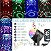 FSJEE LED Party Lights Magic Disco Ball Strobe Light, Remote Control DJ Portable Lights 3W 7Colors Sound Activated Stage Lights for Kids Birthday Gift Stage Wedding Holiday Party