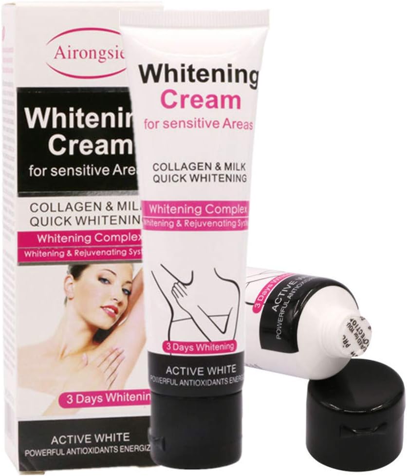 Underarm Whitening Cream, Skin Lightening Cream, Armpit Whitening Cream, Skin Bleaching Cream Effective for Armpit, Knees, Sensitive & Intimate Parts - 50ML
