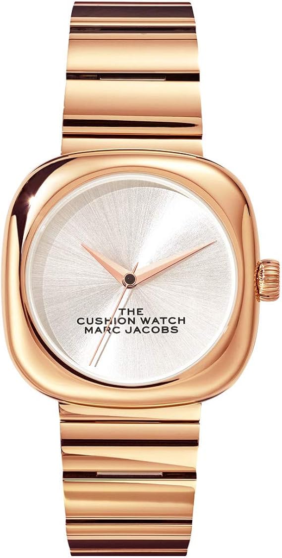 Amazon Marc Jacobs マークジェイコブス クッションウォッチ レディース 腕時計 シルバー ローズゴールド The Cushion Watch 36mm 四角 ブレスレット 女性用 時計 M 660 1sz 並行輸入品 腕時計 腕時計 通販