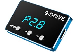 Qfansi 9 Drive Throttle Response Controller Electronic Pedal Racing Accelerator For Mazda BT50 CX-9 Land Rover Discovery Range Rover Sport Ford F-150 Raptor Trucks F-250/350/450/550 Mustang Explorer