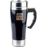 Mengshen Self Stirring Coffee Cup Stainless Steel Mug