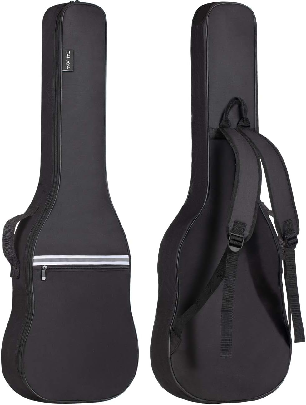 CAHAYA Electric Guitar Bag CY0225 6mm Padding Padded Backpack Black