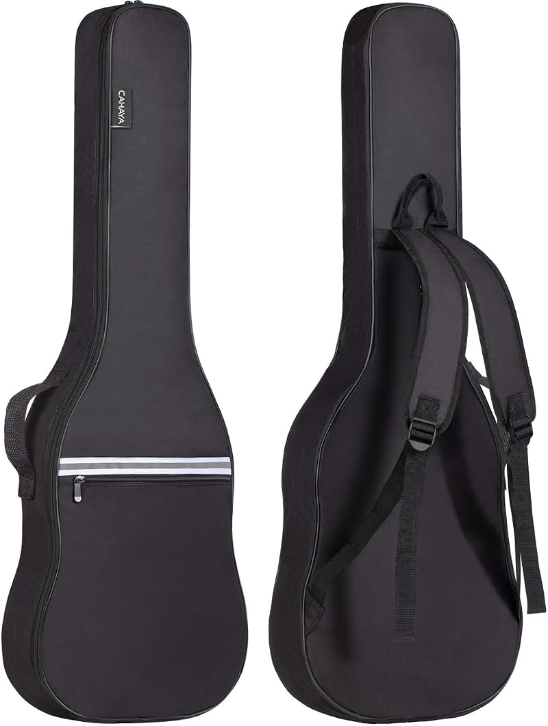 CAHAYA Electric Guitar Bag CY0225 6mm Padding Padded Backpack Black