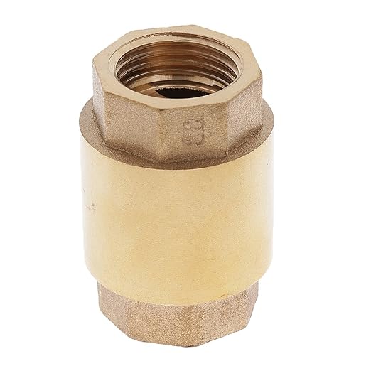 Brass NonReturn Check Valve Air Liquid One Way Check Valve 1/2 Inch