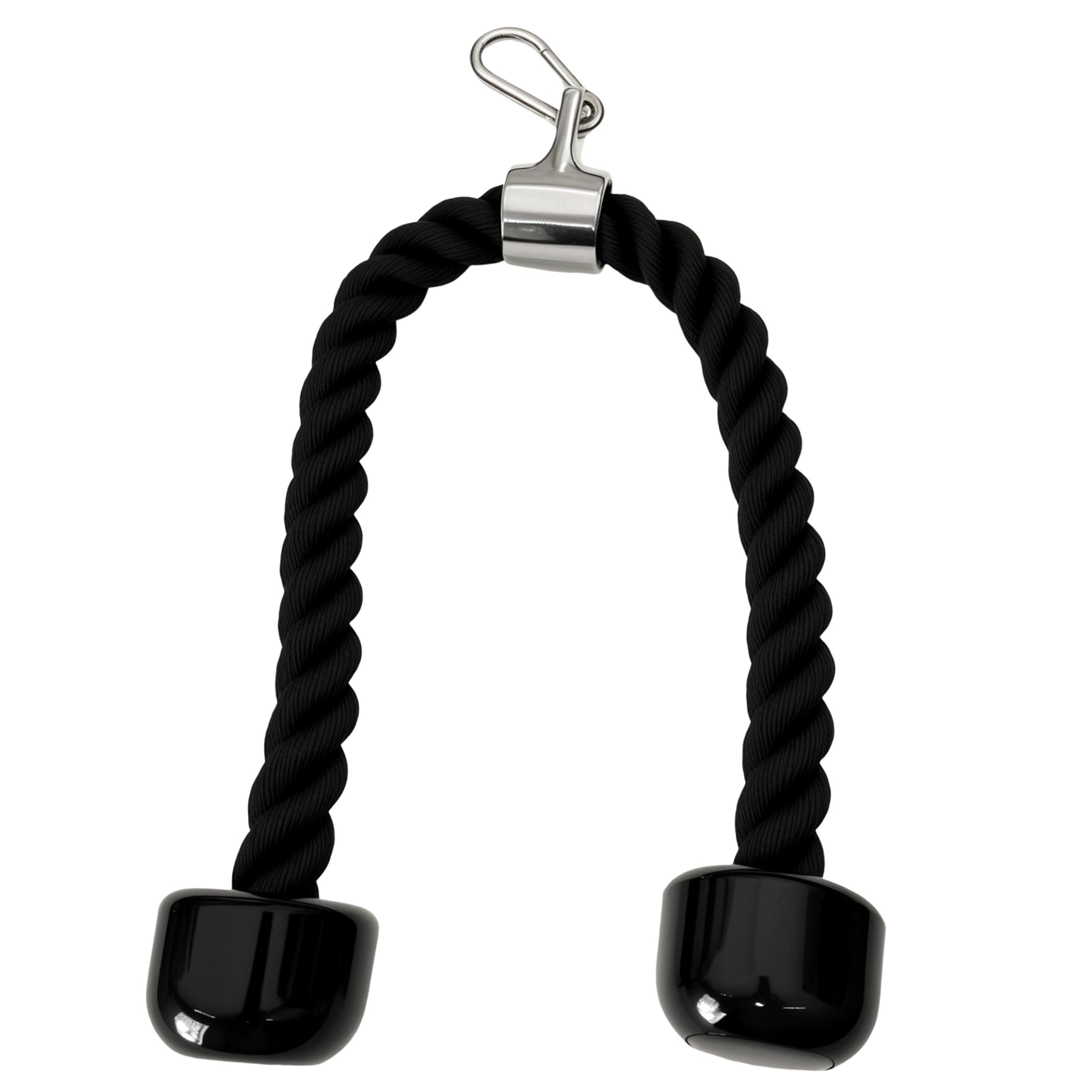 qibylift Tricep Rope Cable Attachments Cable Machine Accessories for Home Gym, 27 Inch Tricep Rope For Pulley System Attachment, LAT Pull Down, Cable Machine Attachments, Weight Fitness