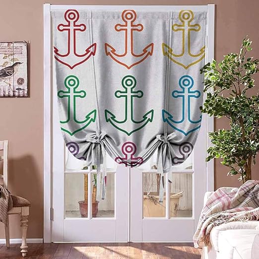 Amazon.com: Kitchen Curtains and Valances Anchor Balloon ...