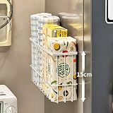 EigPluy 3 Pieces Kitchen Cabinet Door Storage Box Self-Adhesive White view 5