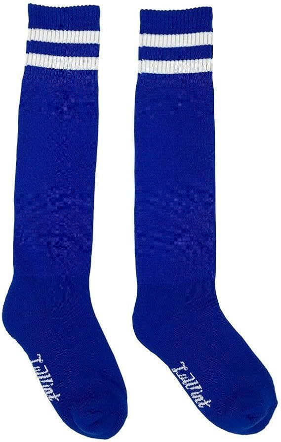 Luwint Kids Cotton Soccer Socks Extra Cushion Thick Long Socks for