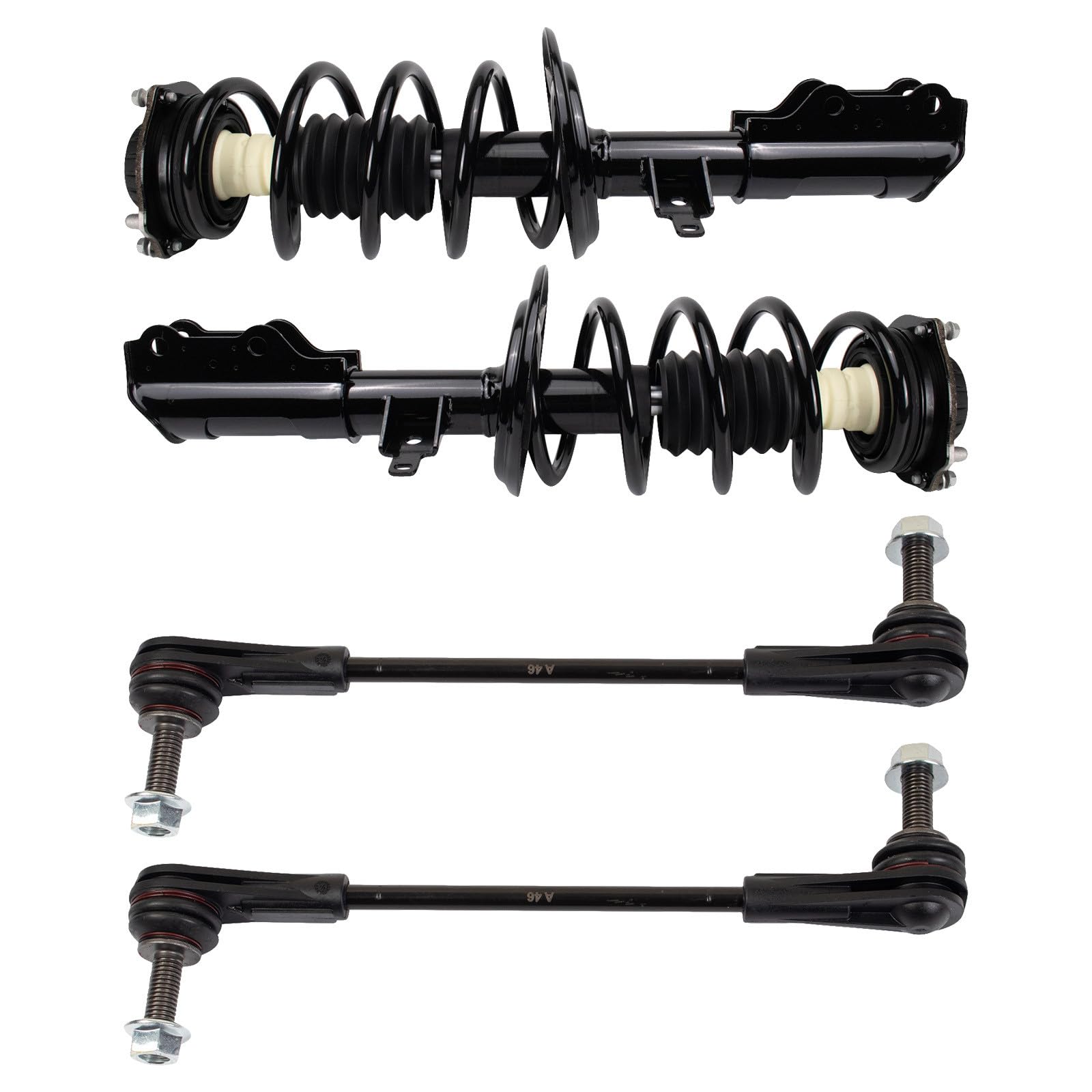 Photo 1 of ***********Missing the smaller bar links**********
TRQ Front Suspension Kit Complete Strut & Coil Spring Assembly Sway Bar Stabilizer Link Compatible with 2017-2019 Cadillac XT5 GMC Acadia