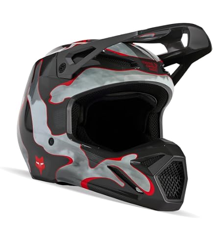 Amazon.com: Fox Racing Unisex V1 Motocross Dirt Bike Helmet, Black