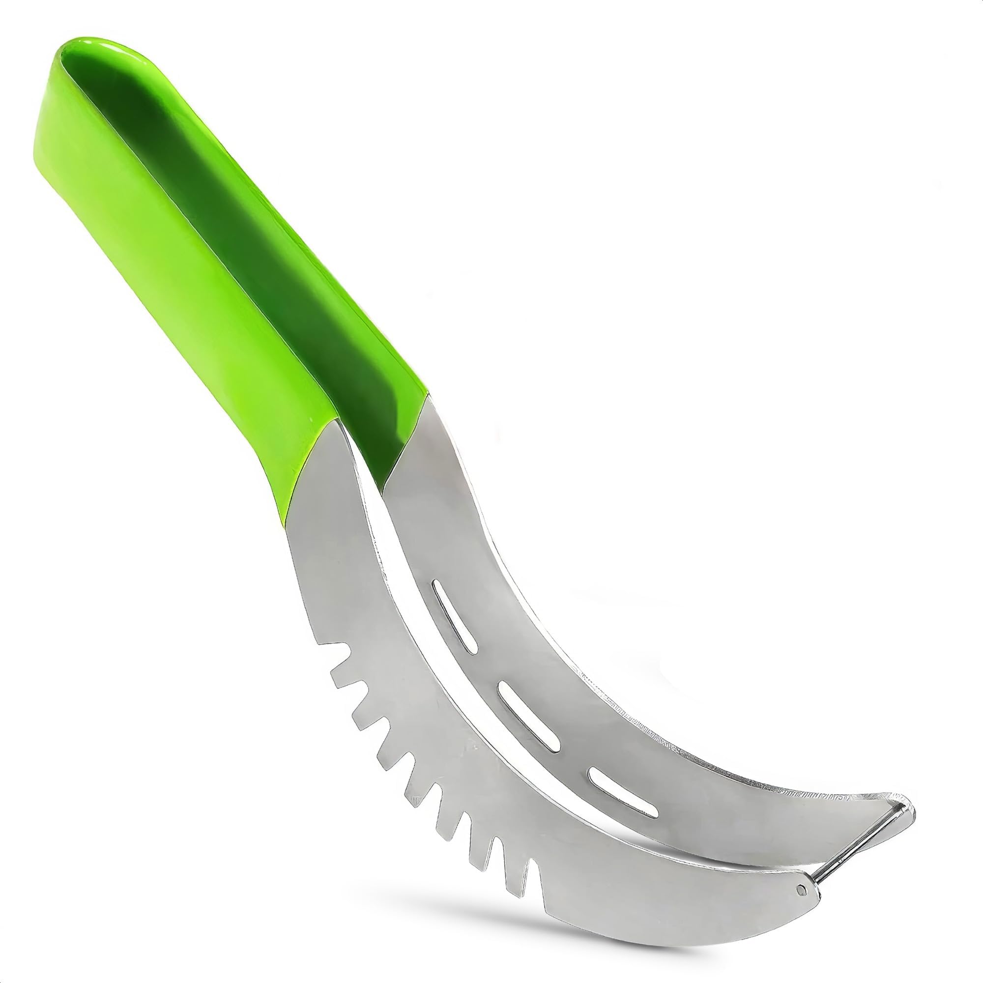 Photo 1 of Watermelon Slicer Cutter Tool – Durable Stainless Steel Blade Watermelon Cutter with Ergonomic Handle | Slice or Cube Cantaloupe & Honeydew, Quick, Mess-Free Prep for Summer Snacks, Parties & BBQs
