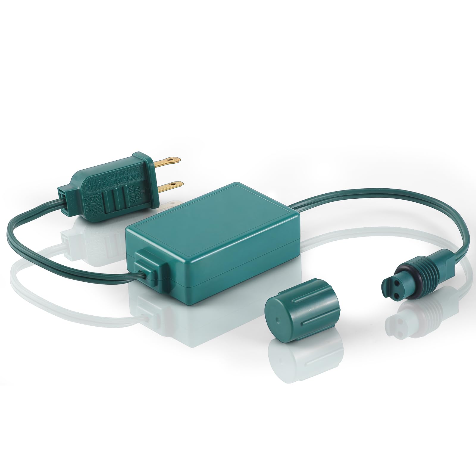 Photo 1 of Relaxweex Coaxial LED Mini Light Power Connector Green Christmas Light Adapter Plug Green Connector Cords Christmas Tree Replacement Parts