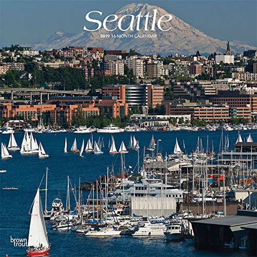 Seattle 2019 12 x 12 Inch Monthly Square Wall Calendar, USA United States of America Washington Pacific West Coast City (English, French and Spanish Edition) by 2019 Calendars