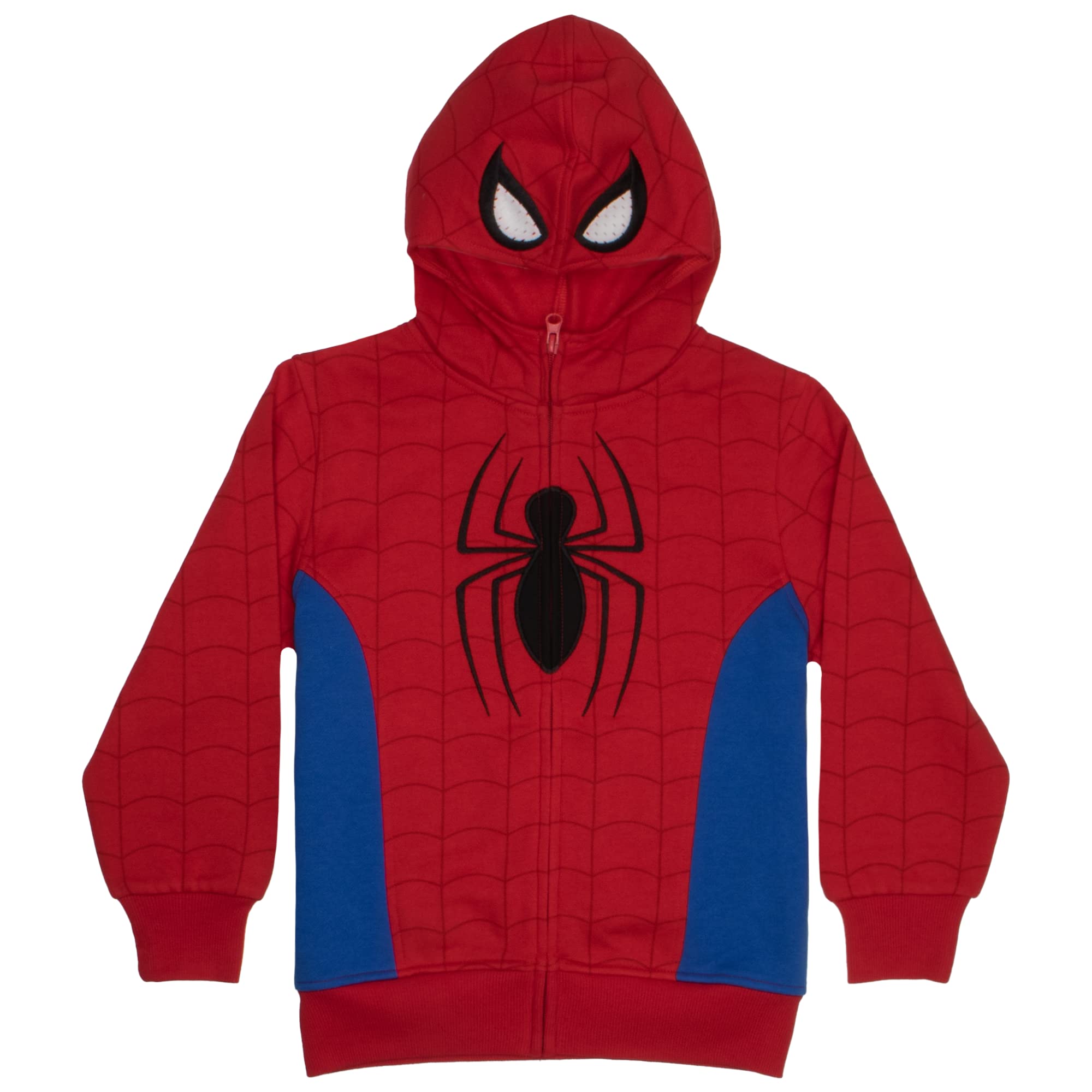 Photo 1 of Marvel Super Heroes Hero Boys Zip-Up Fashion Hoodie Sweatshirt for Kids (Red, 10/12)