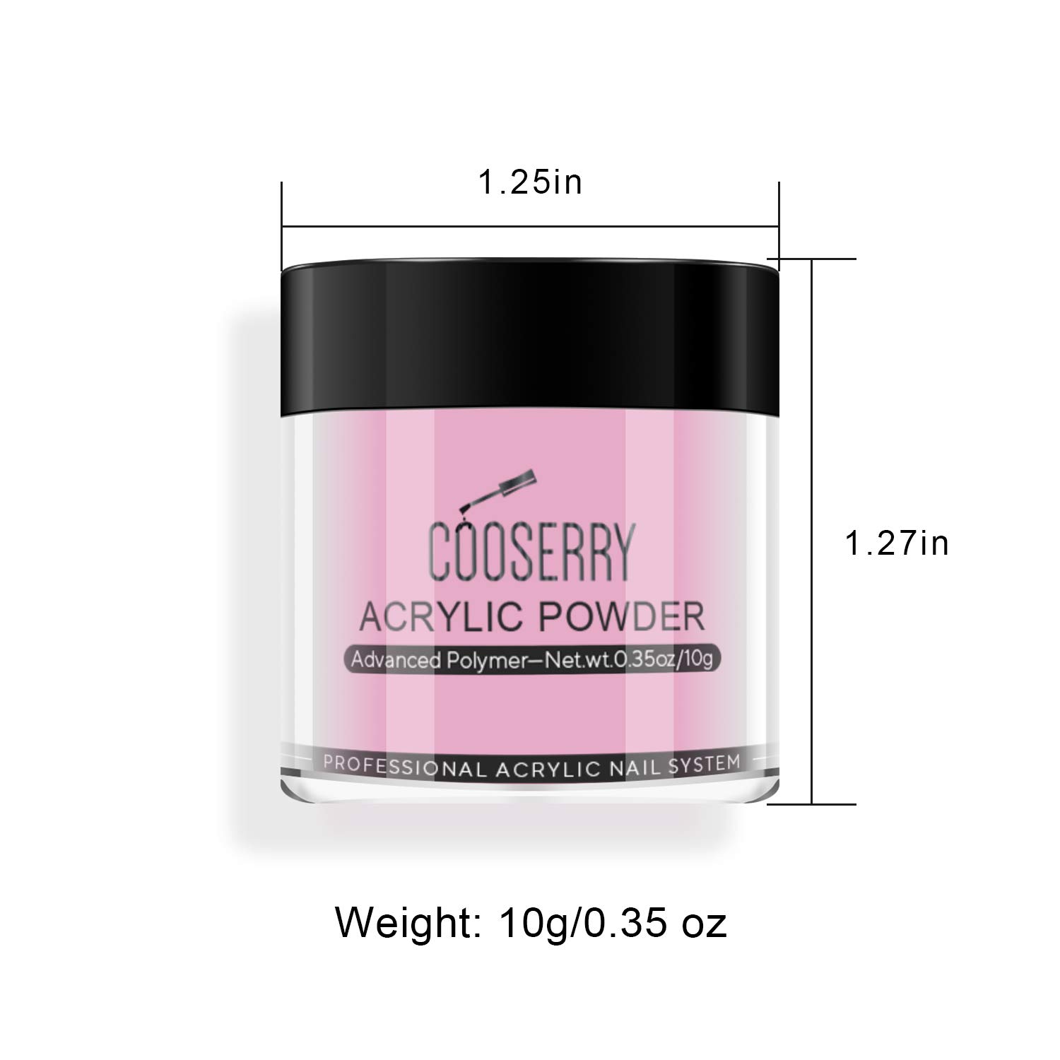 Cooserry Acrylic Powder Nail Kit - 12 Acrylic Nail Powder Set Different Vibrant Colors of 10g Each with Manicure Tools for Nail Art Design Acrylic Powder Set in Your Perfect Summer Nail Collection: Beauty