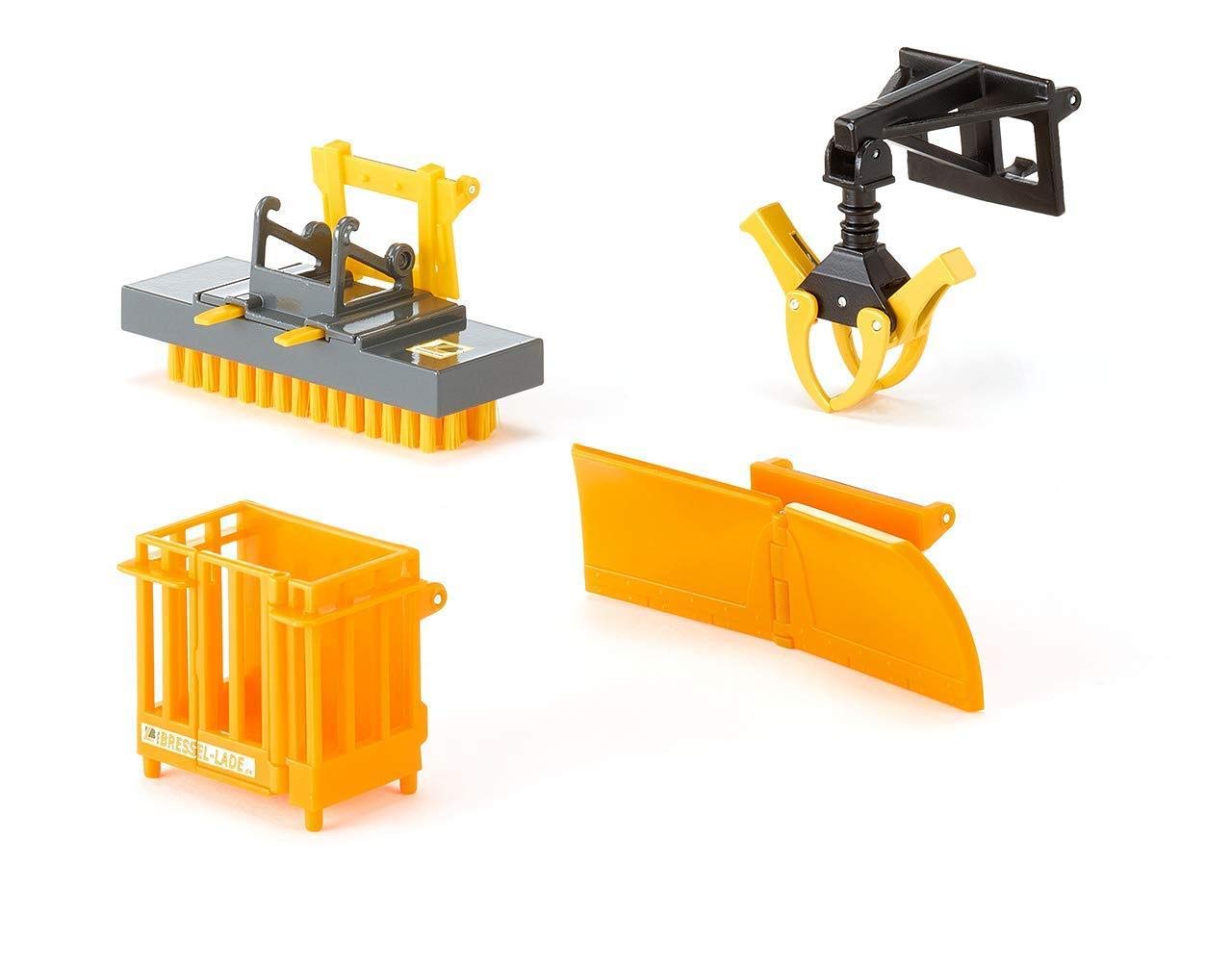 siku 3661, Front Loader Accessories, 1:32, Metal,Plastic, Orange, Movable parts