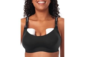 Momcozy Pumping Bra for Wearable Breast Pump, Nursing & Pumping Bra in One, Hands Free Pump Bra Suitable for M5, S12 Pro, etc