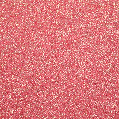 Siser Glitter HTV 20" x 12" Sheet Iron on Heat Transfer Vinyl (Red
