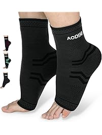 Plantar Fasciitis Socks, AODINI High Arch Support Foot Compression Sleeves for Men & Women, Ankle Support Socks for Foot and Heel Pain Relief, Reduce Foot Swelling and Arch Pain(M)