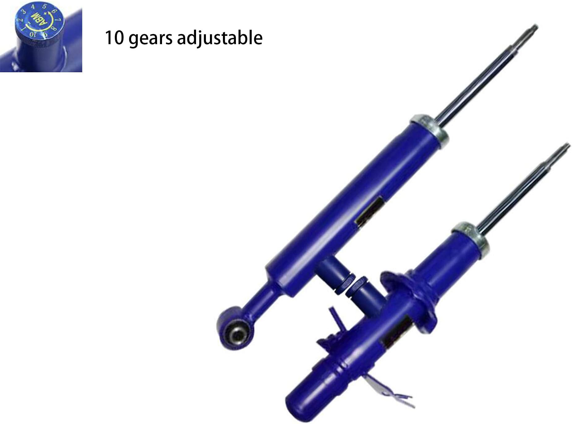 Front Rear Wheel Soft and Hard Adjustable Car Shock Absorber Update Replacement for Q50 Q50L Q70 G M (G/M)