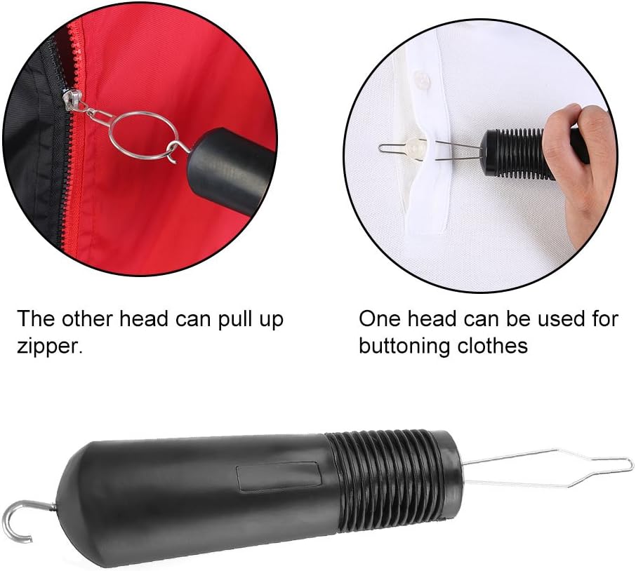 Zipper Hook, Clothes Zipper Hook Helper Button Puller Aid Arthritis & Joint Pain Patients: Health & Personal Care