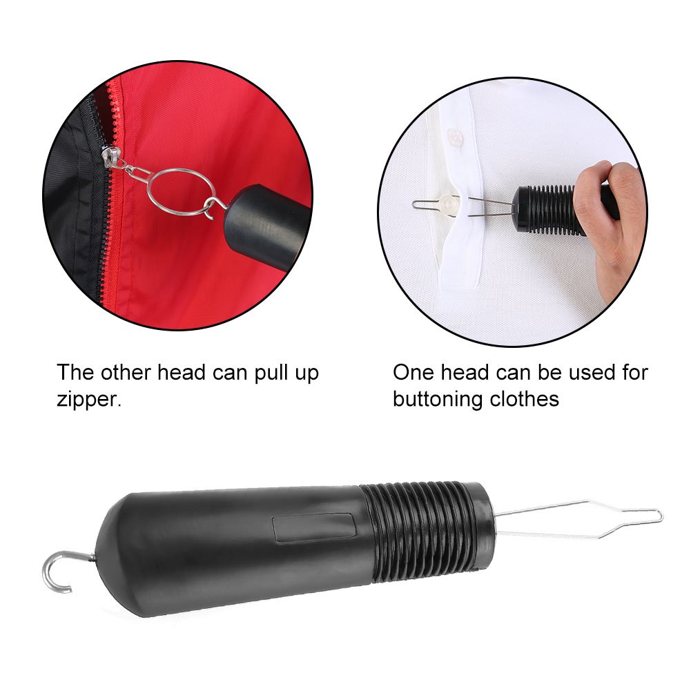 Clothes Button Hook Helper, Button Aid Puller for Jackets and Pants Zipper, Grip for Arthritis & Joint Pain Patients: Beauty