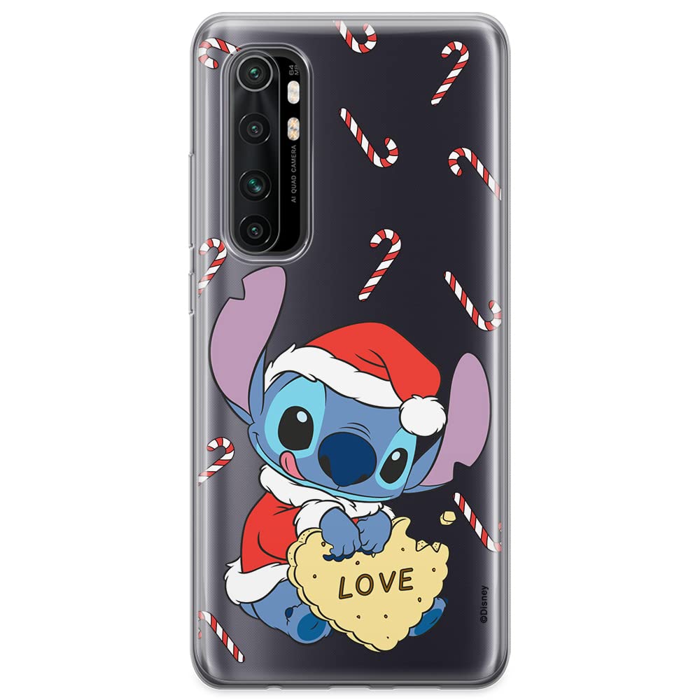 ERT GROUP mobile phone case for Xiaomi MI NOTE 10 Lite original and officially Licensed Disney pattern Stitch 009 optimally adapted to the shape of the mobile phone, partially transparent