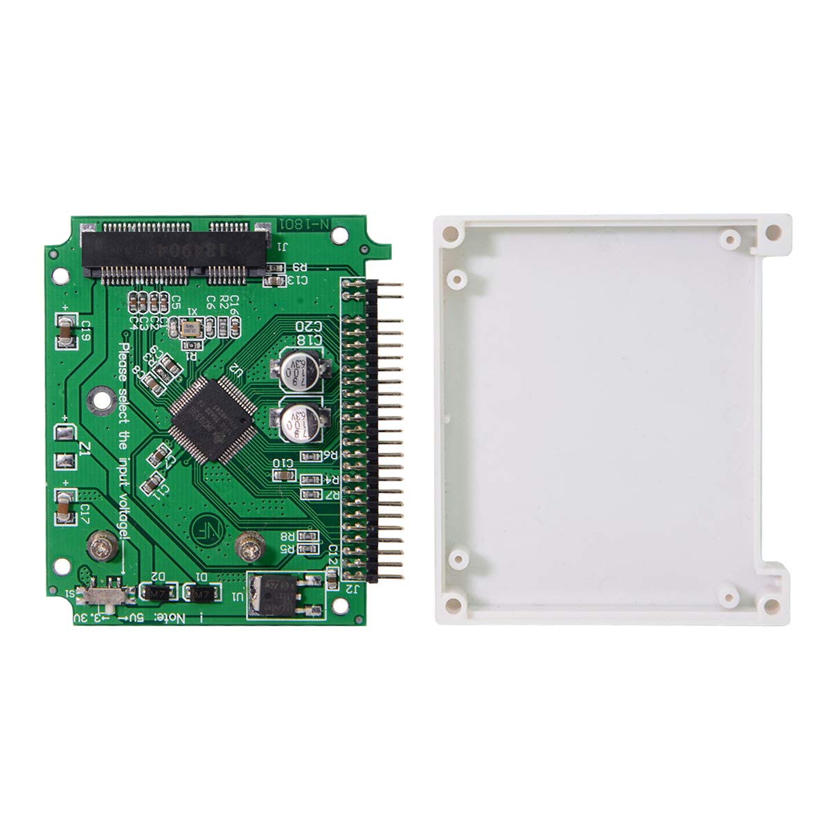 Low Profile Half-Heigh mSATA SSD to 2.5 inch IDE 44pin Hard Disk Case Enclosure for Notebook Laptop — image 1