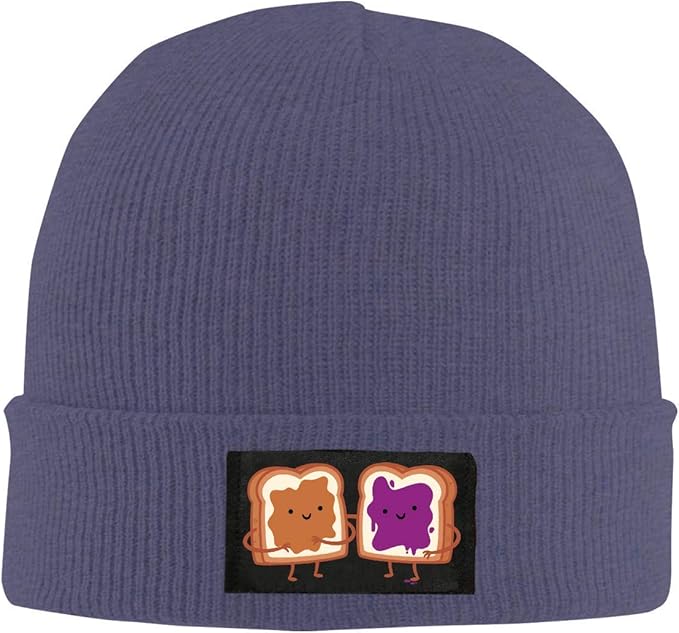 maymer Mens and Womens Peanut Butter and Jelly Knitted Hat, 100