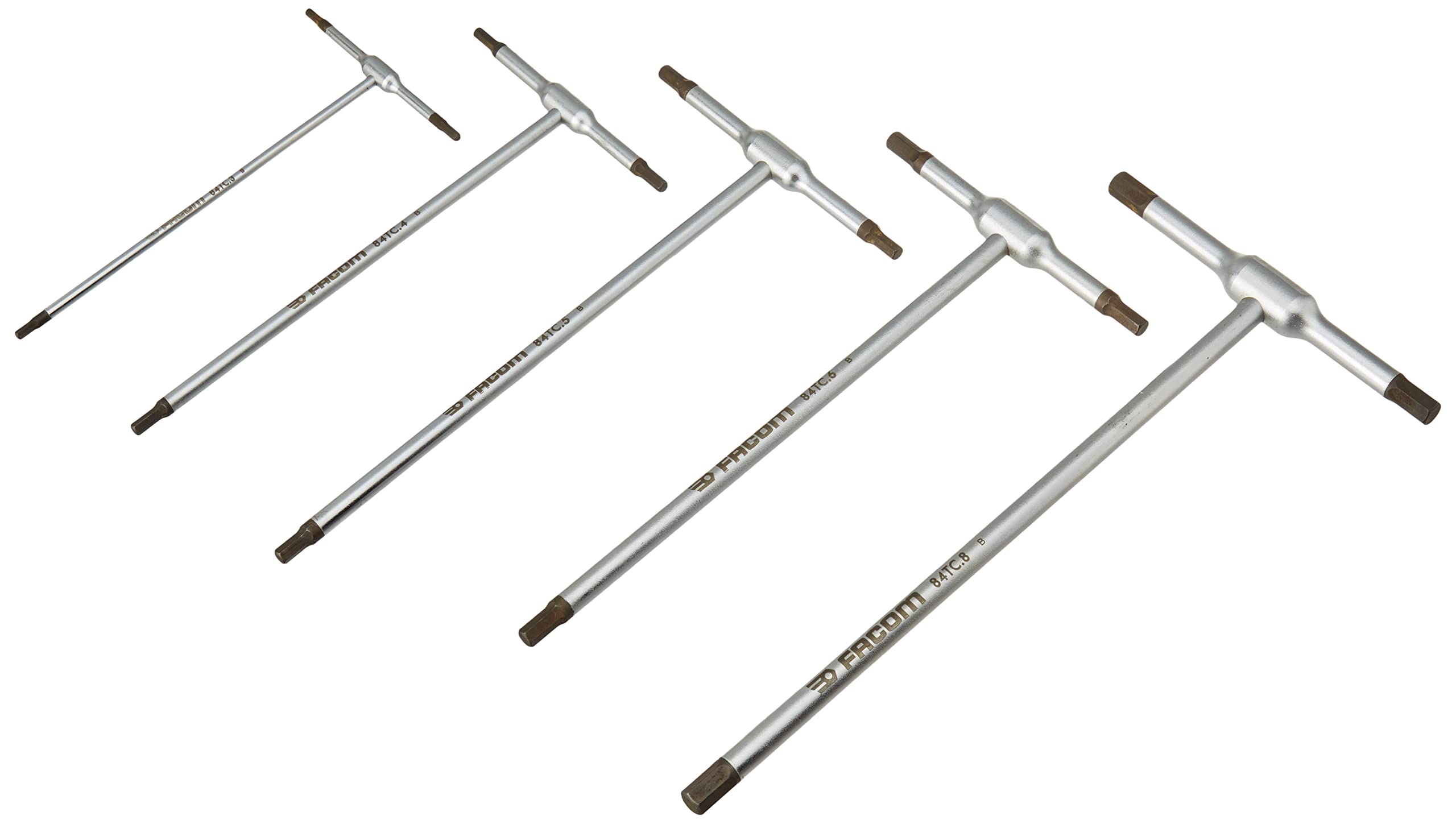 Facom 84TC.JE5 Set of 5 T Mm Male Keys
