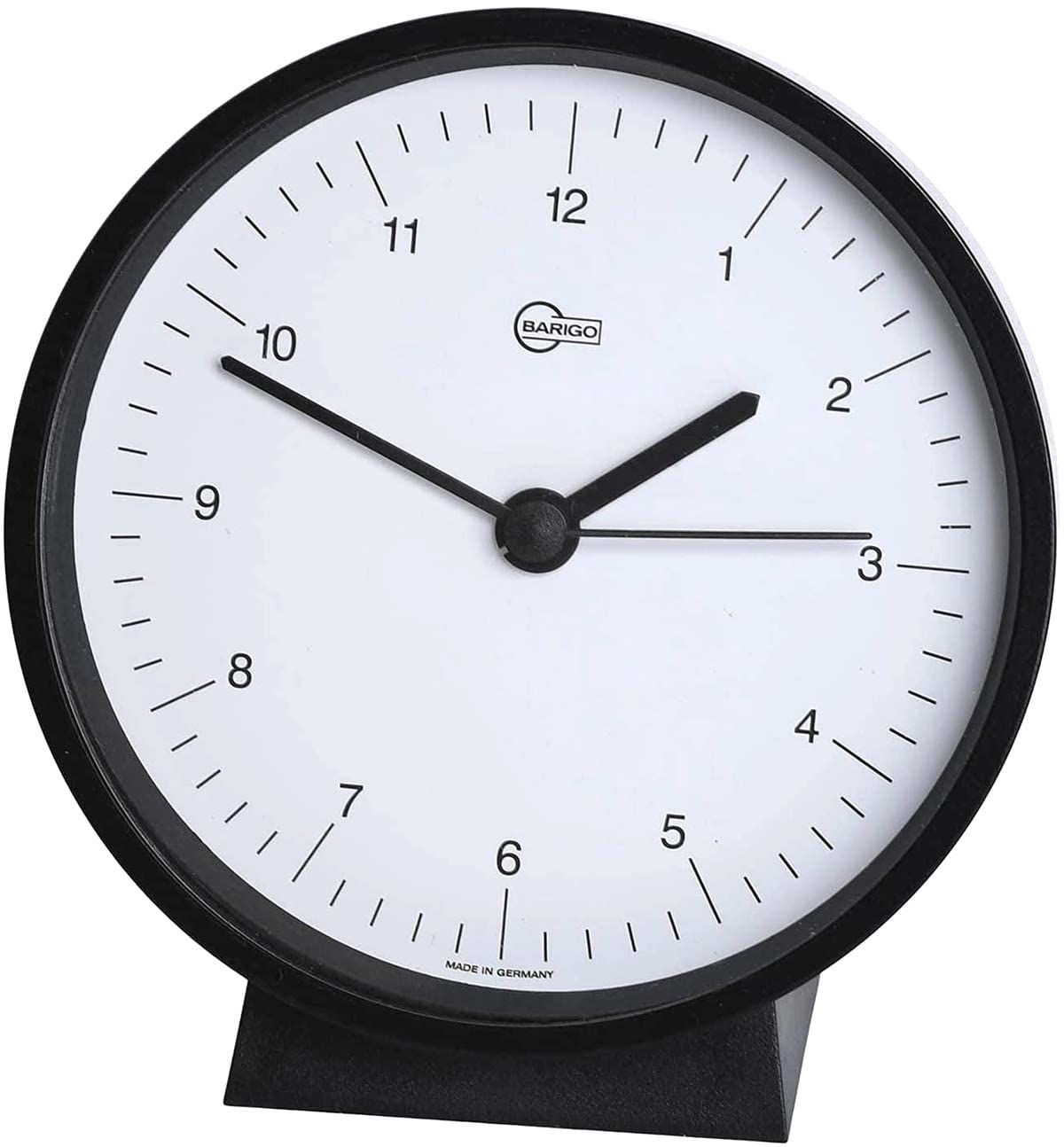 Barigo 615 Home Table Clock Black W x H 85 mm x 25 mm